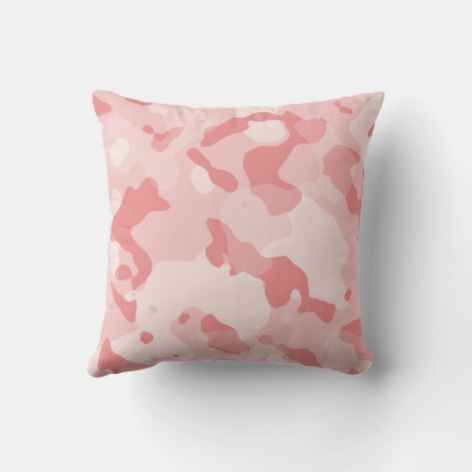 ベビーピンク迷彩柄;アイスクリームコーン クッション (裏面)