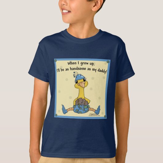 ベビーピーコックハンサムas daddy tシャツ (正面)