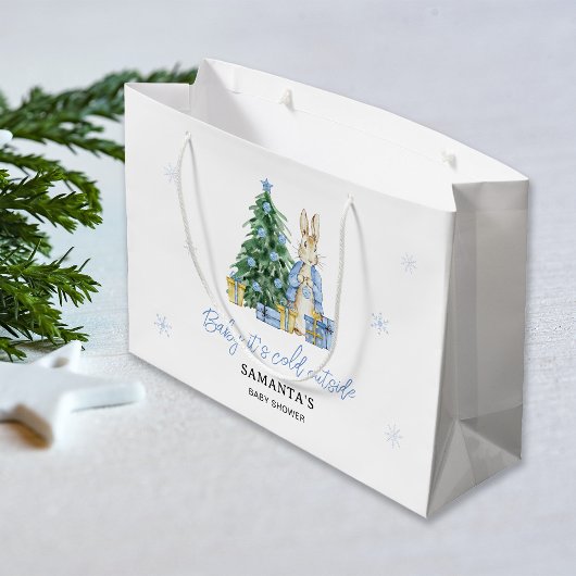 ベビーピーター・ラビット外は寒い ラージペーパーバッグ