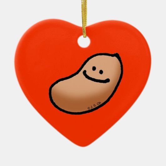 ベビーピーナツ セラミックオーナメント (正面)