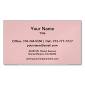 ベビーピ無地のックカカスタマイズーIt マグネット名刺 (正面)