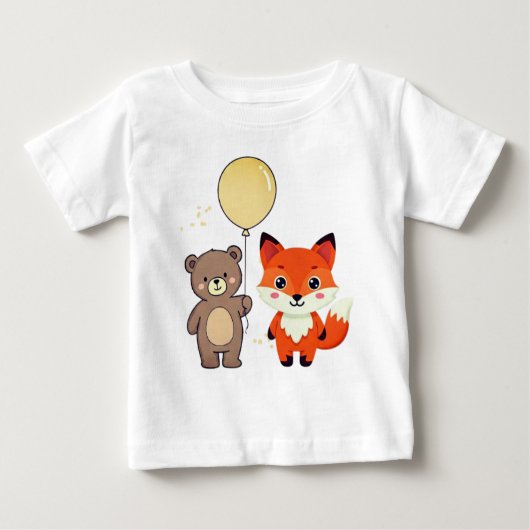 ベビーファインジャージーTシャツ ベビーTシャツ (正面)