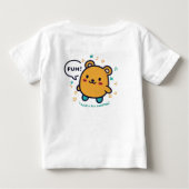 ベビーファインジャージーTシャツ ベビーTシャツ (裏面)