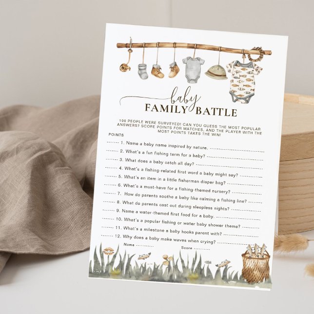 ベビーファミリーバトルリールおもしろい漁師シャワーゲーム (クリエイターアップロード済み)