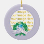 ベビーファーストサネンヤギパーソナライズされたホリデーオルナ セラミックオーナメント (裏面)