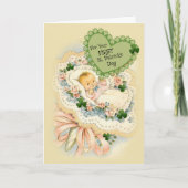 ベビーファーストセントパトリックのデイカードヴィンテージ カード (正面)