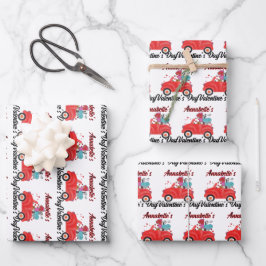 ベビーファーストバレンタインデー誕生日ファースト誕生日 ラッピングペーパーシート