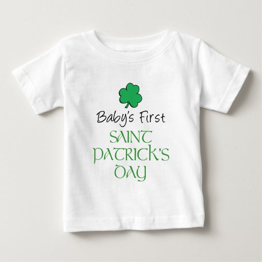 ベビーファーストSt patricks day ベビーTシャツ (正面)