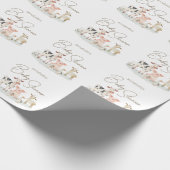 ベビーファームアニマルキュートカントリーテーマ ラッピングペーパー (角)