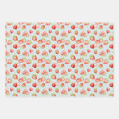 ベビーフェアリーティーカップストロベリーフィールド子供部屋 ラッピングペーパーシート (正面3)