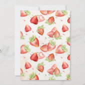 ベビーフェアリーデリケートベガーリービーシャワー招待状 招待状 (裏面)