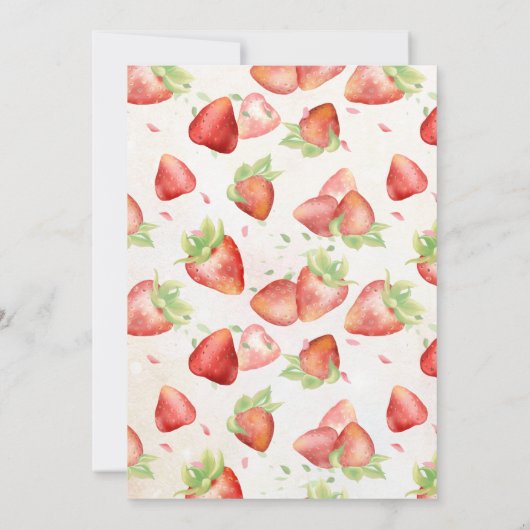 ベビーフェアリーデリケートベガーリービーシャワー招待状 招待状 (裏面)