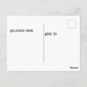 ベビーフェンネクフォックスオンクリフ ポストカード (裏面)