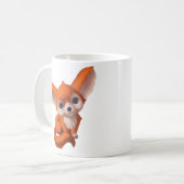 ベビーフェンネックキツネ コーヒーマグカップ (正面左)