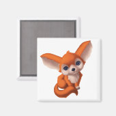 ベビーフェンネックキツネ マグネット (正面/裏面)