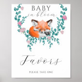 ベビーフォックスベビーシャワー – Pigives Poster ポスター (正面)