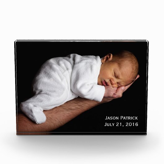 ベビーフォトアクリルフォトブロック フォトブロック (正面)