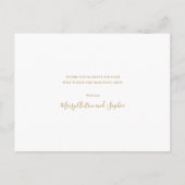 ベビーフォトウォーターカラーグリーンリーサンキュー誕生 案内ポストカード (裏面)