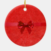 ベビーフォトオーナメント、独自の写真Keepsakeを追加 セラミックオーナメント (裏面)