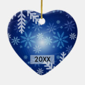 ベビーフォトギフトラベル&オーナメントフォー叔母 セラミックオーナメント (裏面)