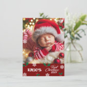 ベビーフォトクリスマスミスタントー雪 メニュー (スタンド正面)