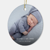 ベビーフォトグランパ年設立記念 セラミックオーナメント (左)