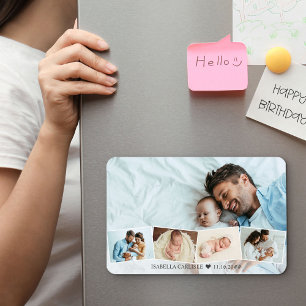 ベビーフォトコラージグザグフォトストリップマグネット マグネット