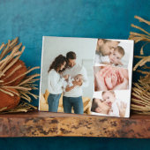 ベビーフォトコラージュと垂直ZigZagプラーク フォトプラーク (側面)