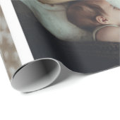 ベビーフォトコラージュキープザー名誕生日 ラッピングペーパー (ロールコーナー)