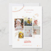 ベビーフォトコラージュテンプレート シーズンカード (正面)