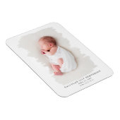 ベビーフォトシンプルブラシ脳卒中の発生のお知らせ マグネット (右側)