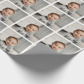 ベビーフォトハッピーホリデイズカスタム ラッピングペーパー (角)