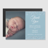 ベビーフォトハートありがとう誕生のお知らせ (正面/裏面)