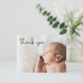 ベビーフォトベビー感謝していシャワーユーカスタム 案内ポストカード (スタンド正面)