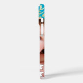 ベビーフォトベビー統計ダマスク名または引用文 Case-Mate iPhoneケース (裏面 / 左)