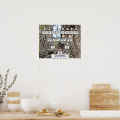 ベビーフクロウの木の写真ファミリーツリーポスター ポスター (キッチン)