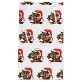 ベビーフクロウインクリスマスハット抱き枕 スモールペーパーバッグ (正面)