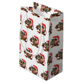 ベビーフクロウインクリスマスハット抱き枕 スモールペーパーバッグ (裏面アングル)