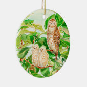 ベビーフクロウオーナメント セラミックオーナメント (右)