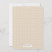 ベビーフクロウガール&ボーイツインベビーシャワー招待状 招待状 (裏面)