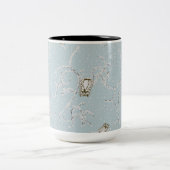 ベビーフクロウズオンウィンタースノーウィーズ ツートーンマグカップ (中央)