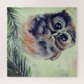 ベビーフクロウパズル絵画- ジグソーパズル (横)