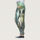 ベビーフクロウレギンス – かわいい レギンス (左)