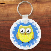 ベビーフクロウ漫画 キーホルダー (正面)