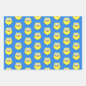 ベビーフクロウ漫画 ラッピングペーパーシート (正面)