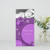 ベビーフクロウ発表 案内状 (スタンド正面)