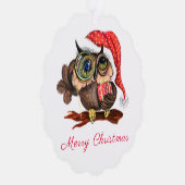 ベビーフクロウ贈答品クリスマスオーナメントカード オーナメントカード (右)