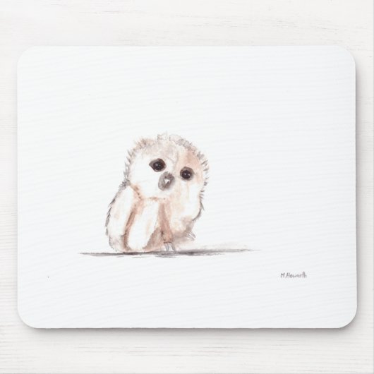 ベビーフクロウ マウスパッド (正面)