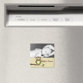 ベビーフクロウ/写真 マグネット (インサイチュ (食洗機))