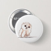 ベビーフクロウ 缶バッジ (正面&裏面)